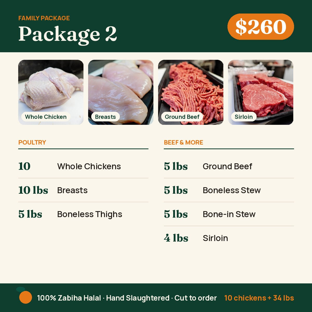 Halal Package 2 — Orange Grove Market