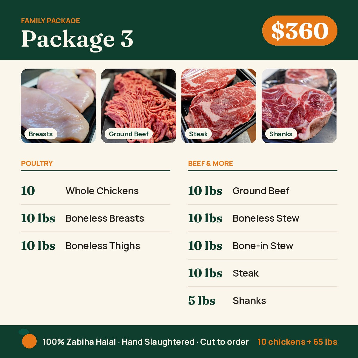 Halal Package 3 — Orange Grove Market